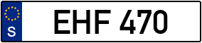 Truck License Plate